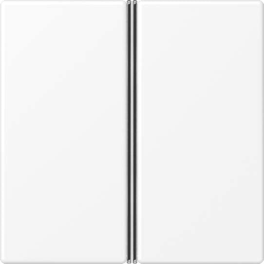 Jung - Module de touche 2 voies, complet / A 500 blanc mat