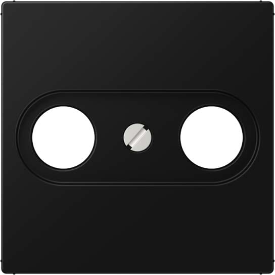 Jung - Enjoliveur prise TV-FM / série A 500 noir mat