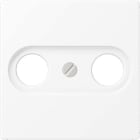 Jung - Enjoliveur prise TV-FM / série A 500 blanc mat