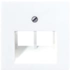 Jung - Enjo RJ 45 double / A 500 blanc mat pour mécanisme UAE