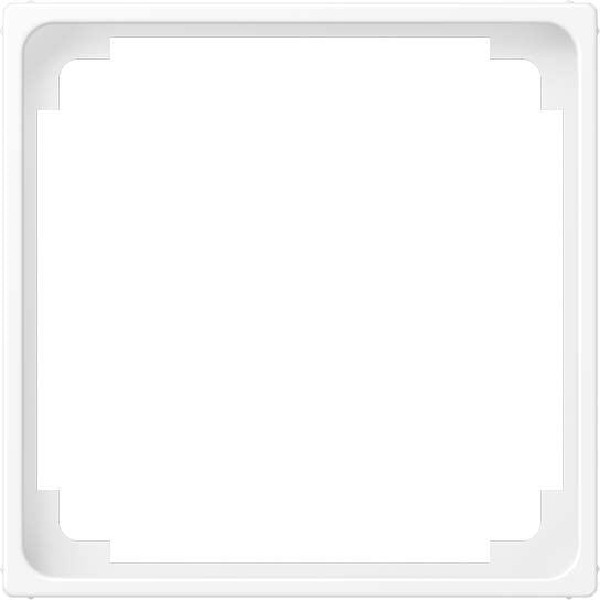 Jung - Cadre de compensation pour enjoliveur 50X50 mm / Série A 500 blanc mat