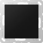 Jung - Enjoliveur obturateur avec support / Série A 500 noir mat