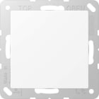 Jung - Enjoliveur obturateur avec support / Série A 500 blanc mat