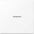 Jung - Enjo simple doigt avec voyant crayon orange / LS 990 blanc mat pour BP BCU EIB