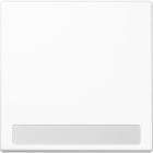 Jung - Enjoliveur simple doigt avec porte étiquette / LS 990 noir mat