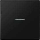 Jung - Enjo simple touche à voyant pour méc BP-BCU F10 LSCD10xxxST / LS 990 Noir mat