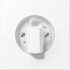 Jung - Enjoliveur interrupteur rotatif / LS 990 blanc mat