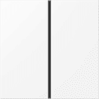 Jung - Module de touche 1 voie, complet / LS 990 blanc mat