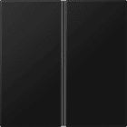 Jung - Module de touche 1 voie, complet / LS 990 noir mat