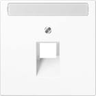 Jung - Enjo RJ 45 simple avec porte étiquette / LS 990 noir mat mécanisme UAE