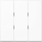 Jung - Enjoliveur pour IN+BP 3 voies / Série A 500 noir mat