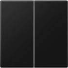 Jung - Enjo double touche pour mécanisme BP-BCU F10 A10xxxST / A 500 Noir mat