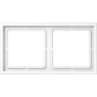 Jung - Cadre 2 postes / LS ZERO blanc mat
