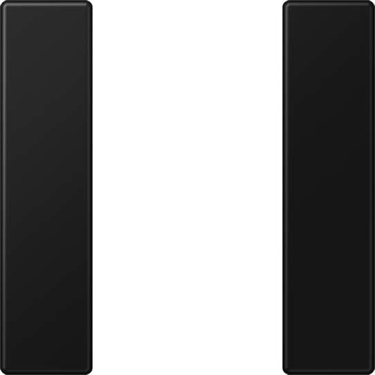 Jung - Module F50 de touche 1 voie, complet / A 500 noir mat