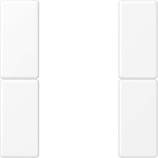 Jung - Module F50 de touche 2 voies, complet / A 500 blanc mat