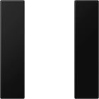 Jung - Module F50 de touche 1 voie, complet / LS 990 noir mat