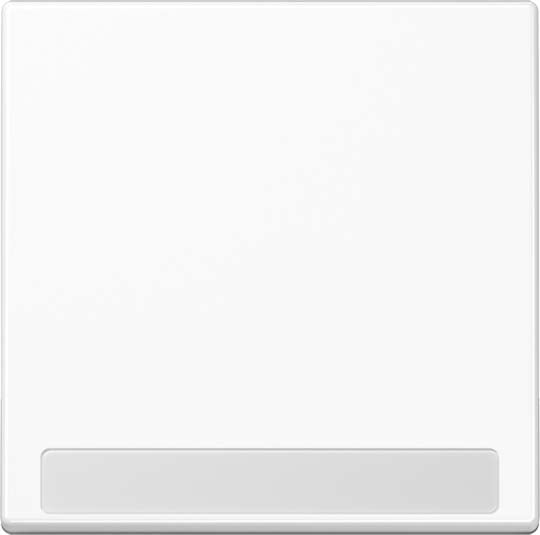 Jung - Enjoliveur simple touche avec PE / Série A 500 Blanc