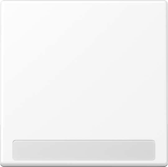 Jung - Enjoliveur simple touche avec PE / Série A 500 Blanc Mat