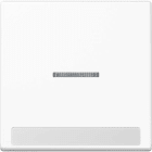 Jung - Enjoliveur simple touche à voyant et PE / Série A 500 Blanc