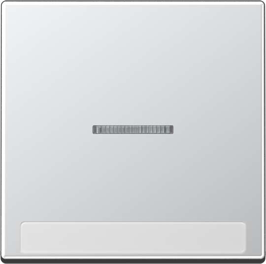 Jung - Enjoliveur simple touche à voyant et PE / Série A 500 Aluminium