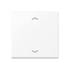 Jung - Enjo simple touche avec flèches pour mécanisme BP-BCU A10xxxST/ A 500 Blanc Mat