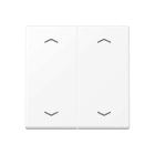 Jung - Enjo double touche avec flèches pour mécanisme BP-BCU A10xxxST/ A 500 Blanc Mat