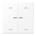 Jung - Enjo simple touche flèches et voyant méc BP-BCU LSCD10xxxST/ LS 990 Blanc Mat