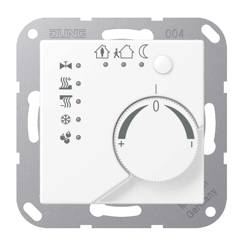 Jung - Régulateur KNX avec entrée binaire / A 500 Blanc Mat