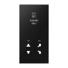 Jung - Enjoliveur prise rasoir / LS 990 Noir Mat