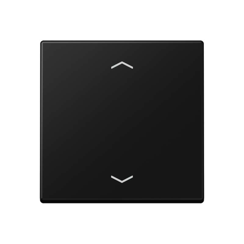 Jung - Enjo simple touche avec flèches pour mécanisme BP-BCU A10xxxST/ A 500 Noir Mat