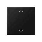 Jung - Enjo simple touche avec flèches pour mécanisme BP-BCU A10xxxST/ A 500 Noir Mat