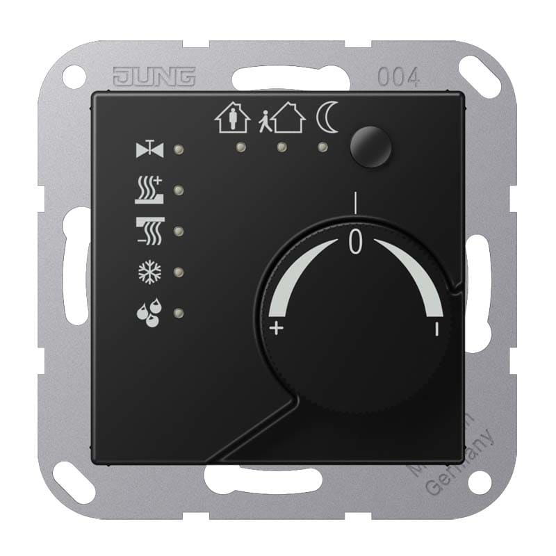 Jung - Régulateur KNX avec entrée binaire / A 500 Noir Mat