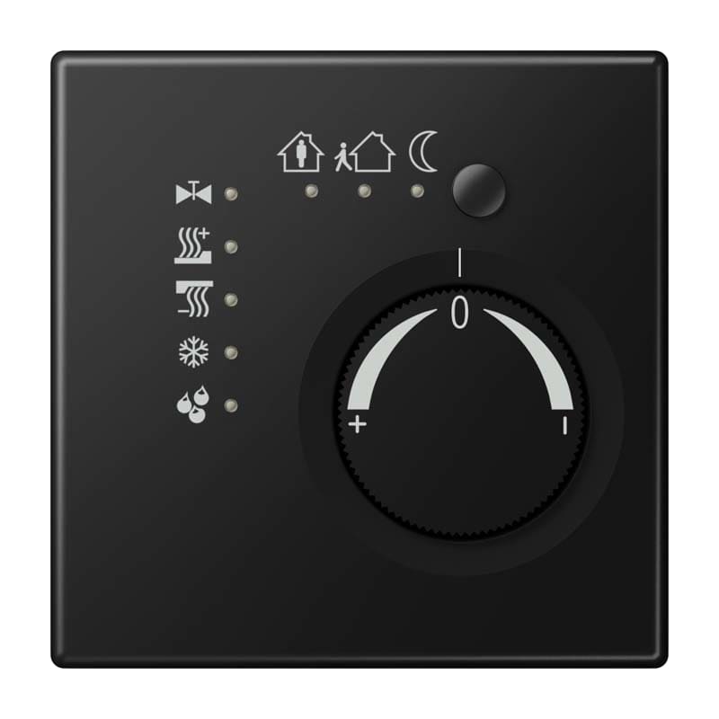Jung - Régulateur KNX avec entrée binaire / LS 990 Noir Mat