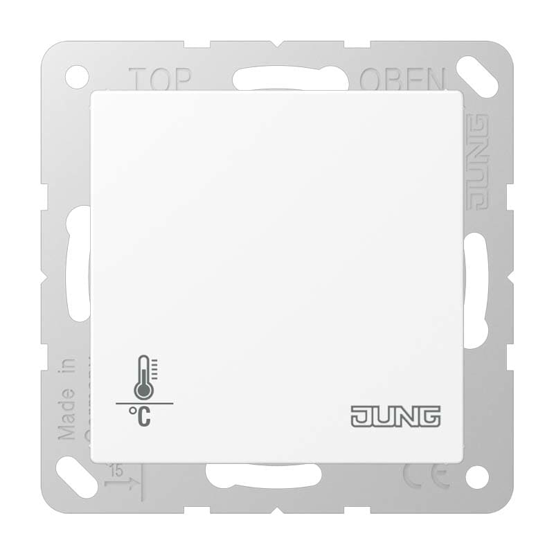 Jung - Régulateur KNX borgne avec entrée binaire 4E / A 500 Blanc Mat