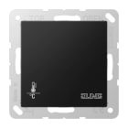 Jung - Régulateur KNX borgne avec entrée binaire 4E / A 500 Noir Mat