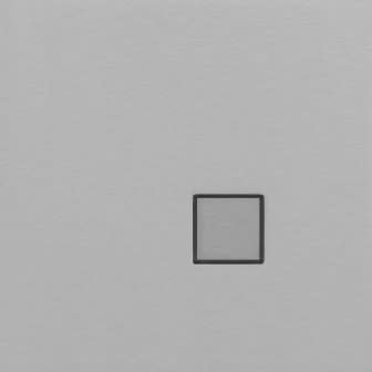 Jung - carré - 1 flat sq p-b no leds