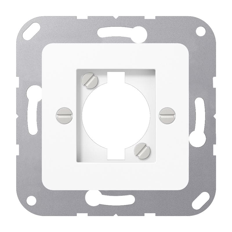 Jung - Enjoliveur pour connecteur HP / 50x50 mm Blanc