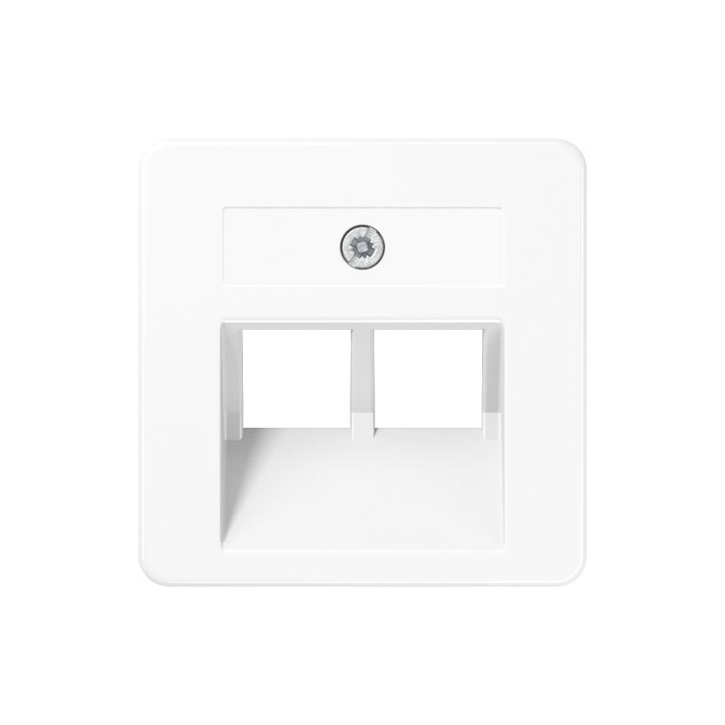 Jung - Enjoliveur pour mécanismes IAE/UAE / 50x50 mm Blanc