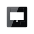 Jung - Enjoliveur pour mécanismes TAE / 50x50 mm Noir