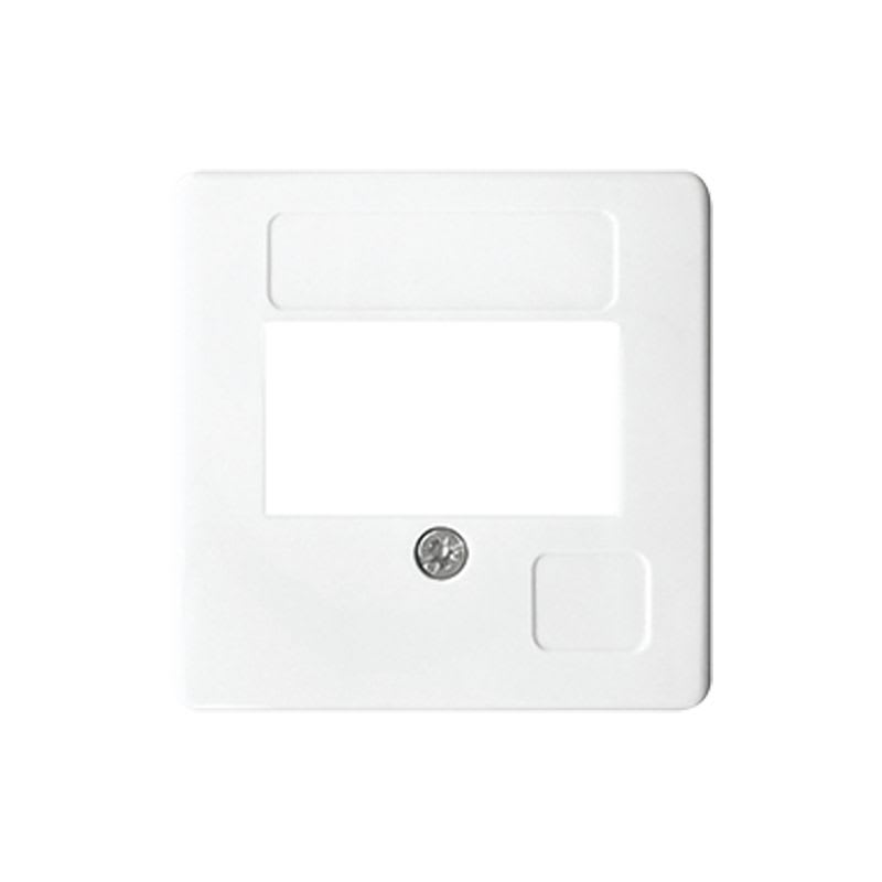 Jung - Enjoliveur pour mécanismes TAE / 50x50 mm Blanc