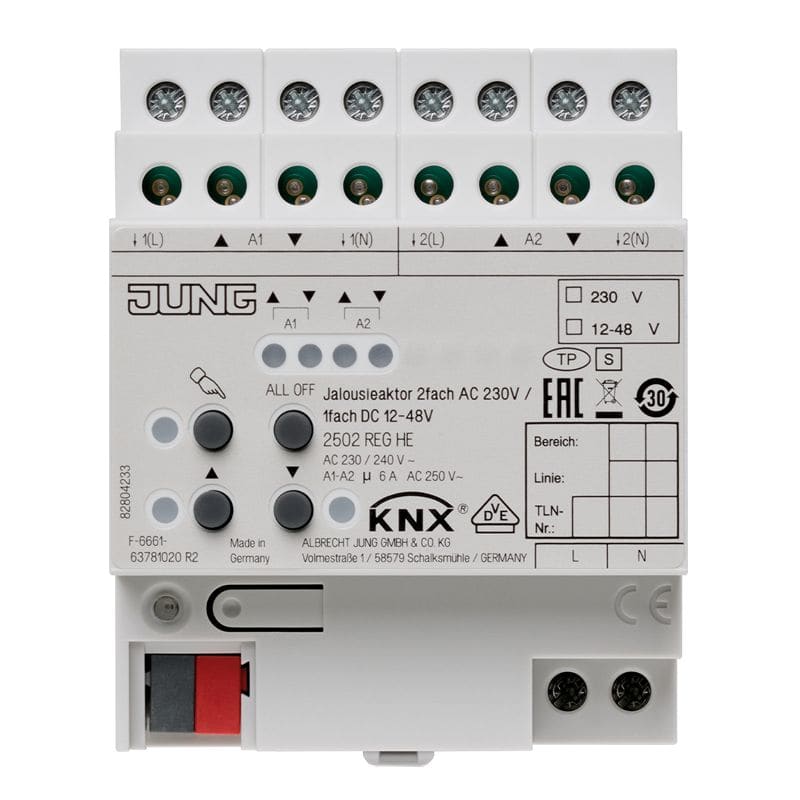 Jung - Actionneur VR-Store 2 voies AC 110-230 V, MOD