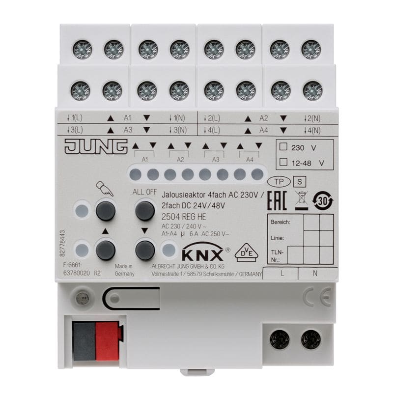 Jung - Actionneur VR-Store 4 voies AC 110-230 V, MOD