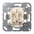 Jung - Mécanisme Double BP 2 fermetures circuit séparé, fixation à griffes et vis