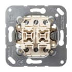 Jung - Mécanisme encastrable double bouton poussoir 2 inverseurs