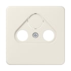 Jung - Enjoliveur pour prise TV-FM-SAT / CD 500 Ivoire