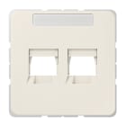 Jung - Enjoliveur pour noyau simple Modular Jack, RJ11-12 et RJ45