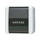 Jung - Interrupteur Va et Vient avec porte étiquette 10 AX 250 V ~ / WG 800