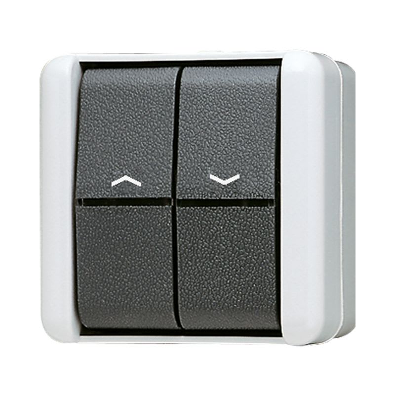 Jung - Interrupteur à bascule pour cde de store 10 AX 250 V ~ / WG 800