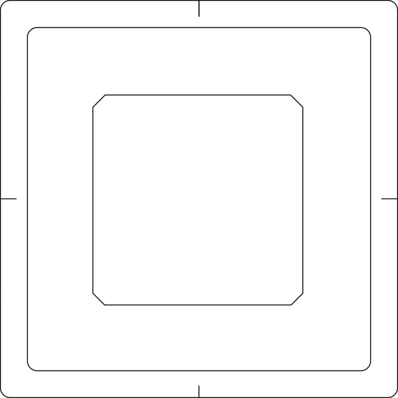 Jung - Support autocollant pour émetteur mural RF