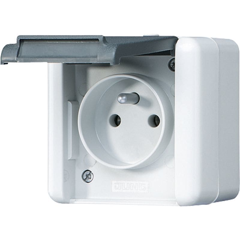 Jung - Prise standard Franco/Belge 16A / WG 800 IP44